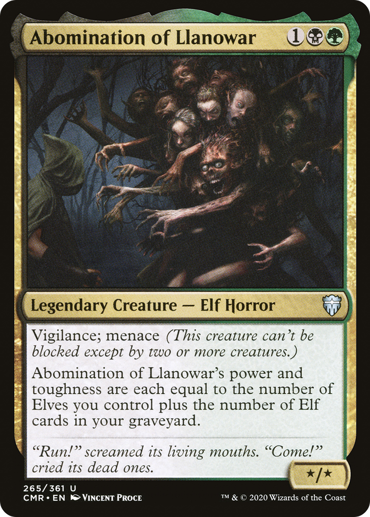 Abomination of Llanowar [CMR - 265]