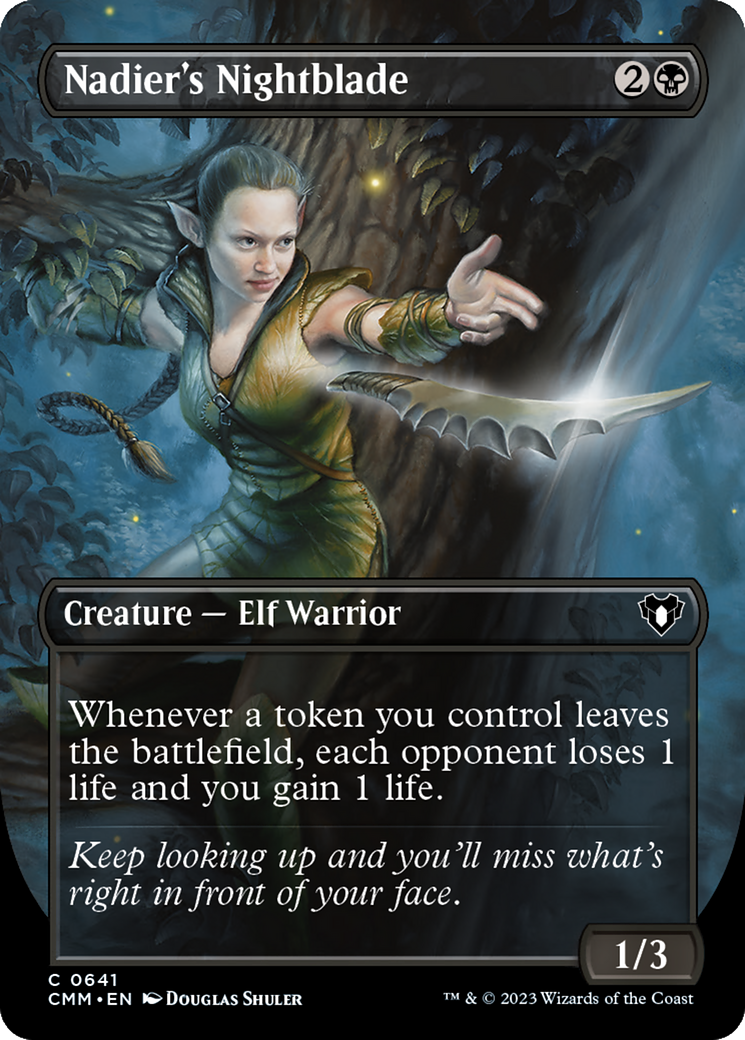 Nadier's Nightblade (Borderless) [CMM - 641]