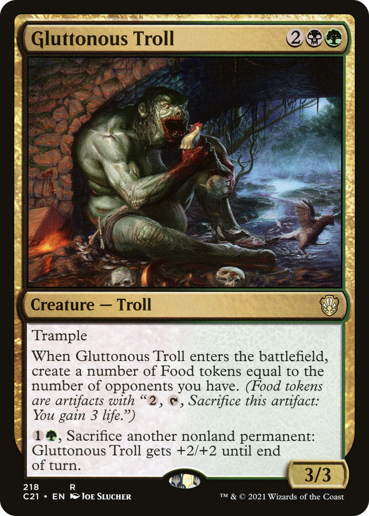 Gluttonous Troll [C21 - 218]