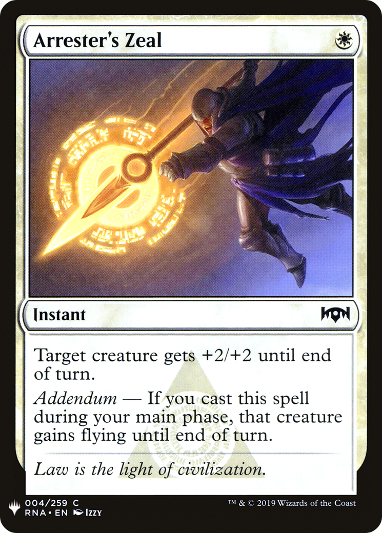 Arrester's Zeal [LIST - 4]