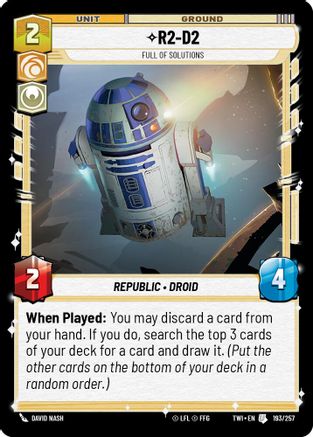 R2-D2 - Full of Solutions [TWI - 193/257]