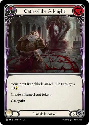 Oath of the Arknight (Red) [FLR - FLR016]