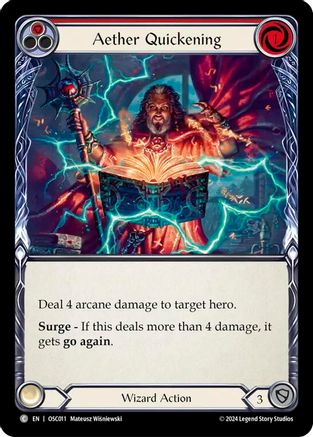 Aether Quickening (Red) [OSC - OSC011]