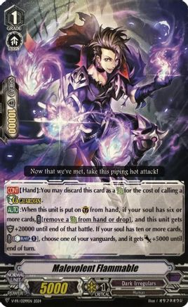 Malevolent Flammable (V-PR/0299EN) - V Promo Cards
