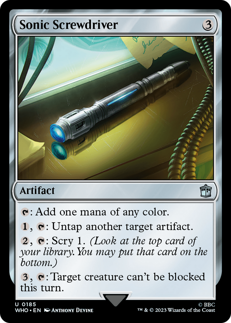 Sonic Screwdriver (0185) [WHO - 185]