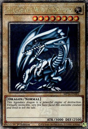 Blue-Eyes White Dragon (Quarter Century Secret Rare) [MP24-EN001]