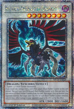 Black-Winged Dragon (Quarter Century Secret Rare) [MP24-EN028]
