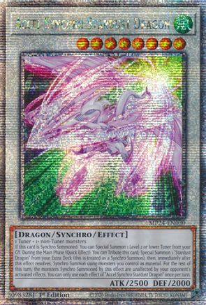 Accel Synchro Stardust Dragon (Quarter Century Secret Rare) [MP24-EN030]