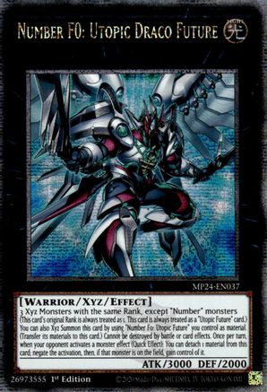 Number F0: Utopic Draco Future (Quarter Century Secret Rare) [MP24-EN037]