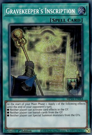 Gravekeeper's Inscription [MP24-EN064]