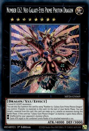 Number C62: Neo Galaxy-Eyes Prime Photon Dragon [MP24-EN069]