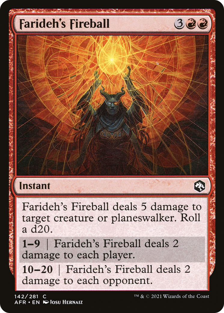 Farideh's Fireball [AFR - 142]