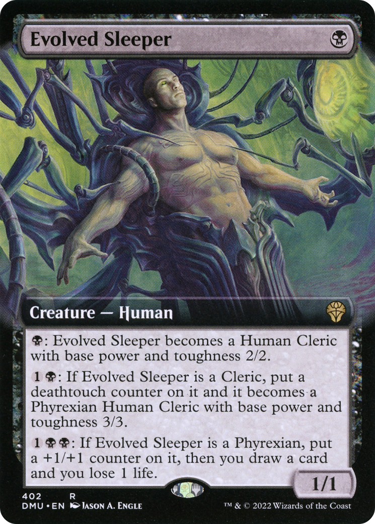 Evolved Sleeper (Extended Art) (DMU-402) - Dominaria United: (Extended Art) Foil