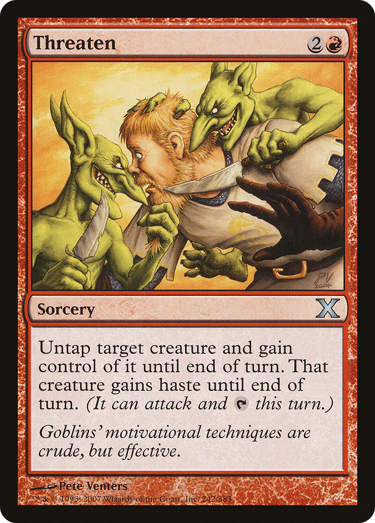 Threaten (10E-242) - Tenth Edition
