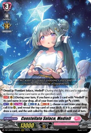 Constellate Solace, Mediell (DZ-LBT01/003EN) - DZ-LBT01: Lyrical Monasterio Sparkling Stars!