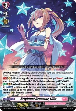 Brightest Dreamer, Lilfa (DZ-LBT01/007EN) - DZ-LBT01: Lyrical Monasterio Sparkling Stars!