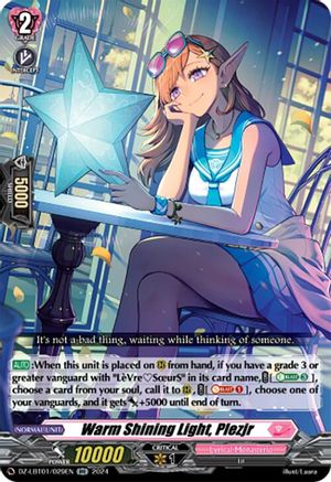 Warm Shining Light, Plezjr (DZ-LBT01/029EN) - DZ-LBT01: Lyrical Monasterio Sparkling Stars!