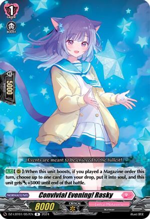 Convivial Evening! Rasky (DZ-LBT01/057EN) - DZ-LBT01: Lyrical Monasterio Sparkling Stars!