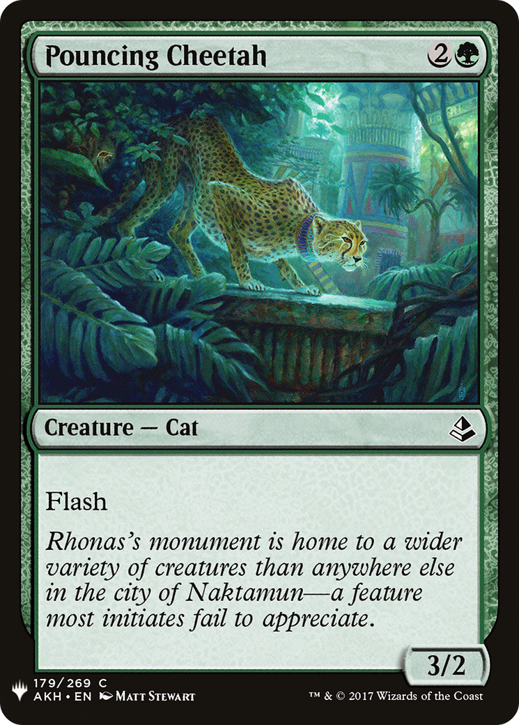 Pouncing Cheetah [LIST - 179]