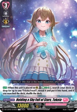 Holding a Sky Full of Stars, Tekeia (DZ-LBT01/072EN) - DZ-LBT01: Lyrical Monasterio Sparkling Stars!
