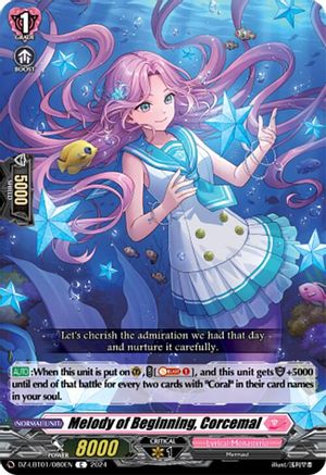 Melody of Beginning, Corcemal (DZ-LBT01/080EN) - DZ-LBT01: Lyrical Monasterio Sparkling Stars!