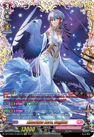 Absolute Zero, Sagitta (FFR) (DZ-LBT01/FFR01EN) - DZ-LBT01: Lyrical Monasterio Sparkling Stars!