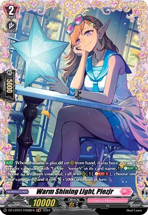 Warm Shining Light, Plezjr (FR) (DZ-LBT01/FR08EN) - DZ-LBT01: Lyrical Monasterio Sparkling Stars!