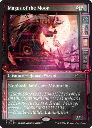 Magus of the Moon (Rainbow Foil) (SLD-1761) - Secret Lair Drop Series Foil