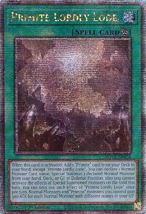 Primite Lordly Lode (Quarter Century Secret Rare) [ROTA - ROTA-EN058]