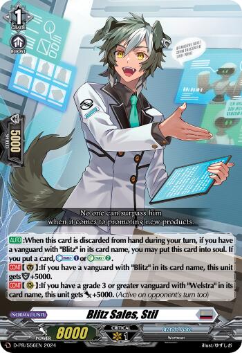 Blitz Sales, Stil [D-PR - D-PR/556EN]