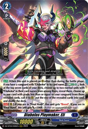 Diabolos Playmaker, Eli (DZ-BT04/006EN) - DZ-BT04: Destined Showdown