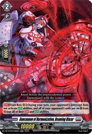 Guncannon of Harmonization, Beaming Blazar [DZ-BT04 - DZ-BT04/028EN]