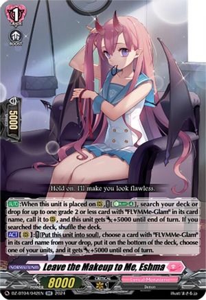 Leave the Makeup to Me, Eshma (DZ-BT04/042EN) - DZ-BT04: Destined Showdown