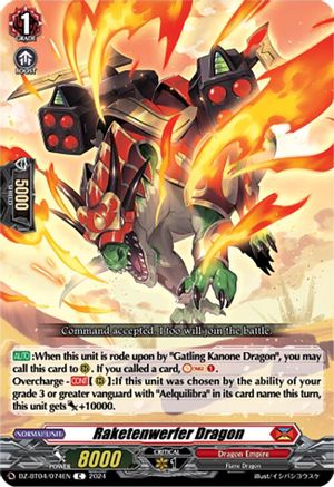 Raketenwerfer Dragon (DZ-BT04/074EN) - DZ-BT04: Destined Showdown