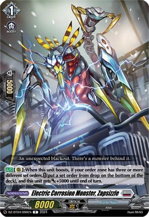 Electric Corrosion Monster, Zapsizzle (DZ-BT04/090EN) - DZ-BT04: Destined Showdown