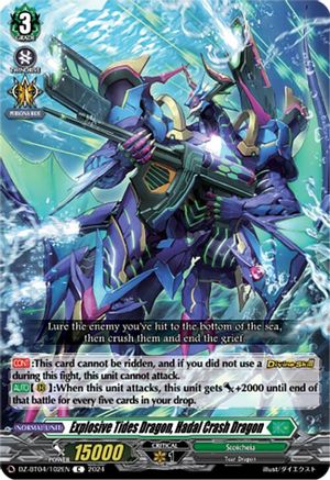Explosive Tides Dragon, Hadal Crash Dragon (DZ-BT04/102EN) - DZ-BT04: Destined Showdown