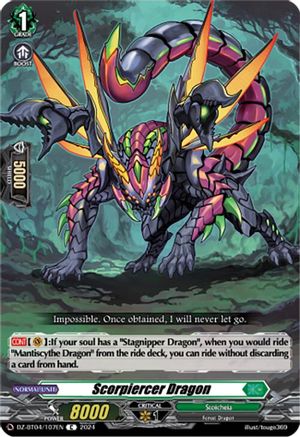 Scorpiercer Dragon (DZ-BT04/107EN) - DZ-BT04: Destined Showdown