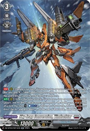 Sky-leap Conversion, Vindschtar (SR) (DZ-BT04/SR15EN) - DZ-BT04: Destined Showdown