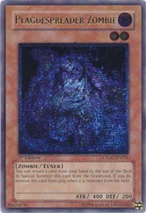 Plaguespreader Zombie (UTR) (CSOC-EN031) - Crossroads of Chaos 1st Edition