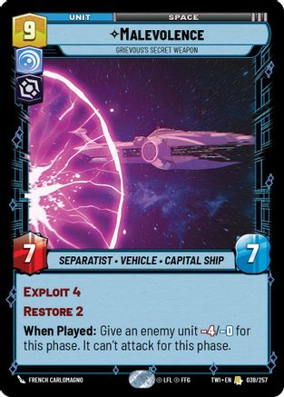 Malevolence - Grievous’s Secret Weapon [TWI - 039/257]
