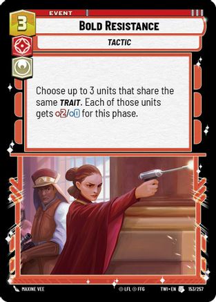 Bold Resistance [TWI - 153/257]