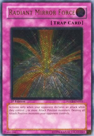 Radiant Mirror Force (UTR) (FOTB-EN055) - Force of the Breaker 1st Edition