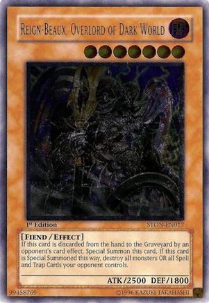 Reign-Beaux, Overlord of Dark World (UTR) [STON - STON-EN017]