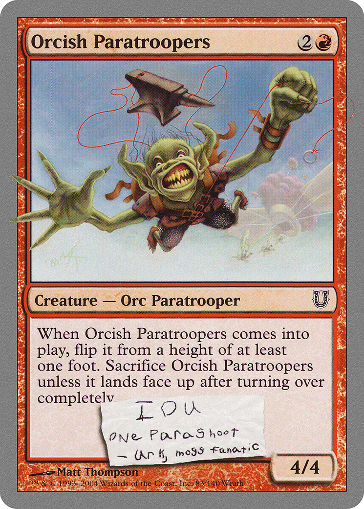 Orcish Paratroopers [UNH - 83]