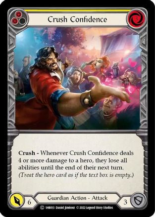 Crush Confidence (Yellow) (1hb013) - Historic Pack 1 Blitz Deck: Bravo