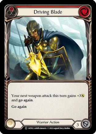 Driving Blade (Red) (1HT012) - Historic Pack 1 Blitz Deck: Dorinthea