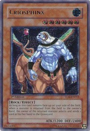 Criosphinx (UTR) (TLM-EN013) - The Lost Millennium 1st Edition