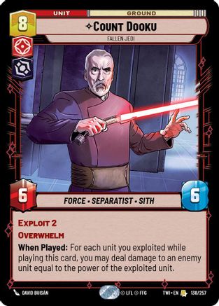Count Dooku - Fallen Jedi [TWI - 138/257]