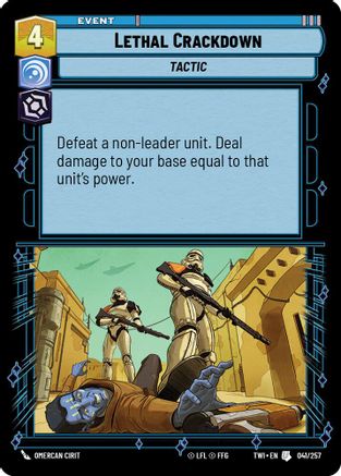 Lethal Crackdown [TWI - 041/257]