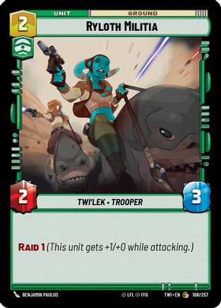 Ryloth Militia (108/257) - Twilight of the Republic